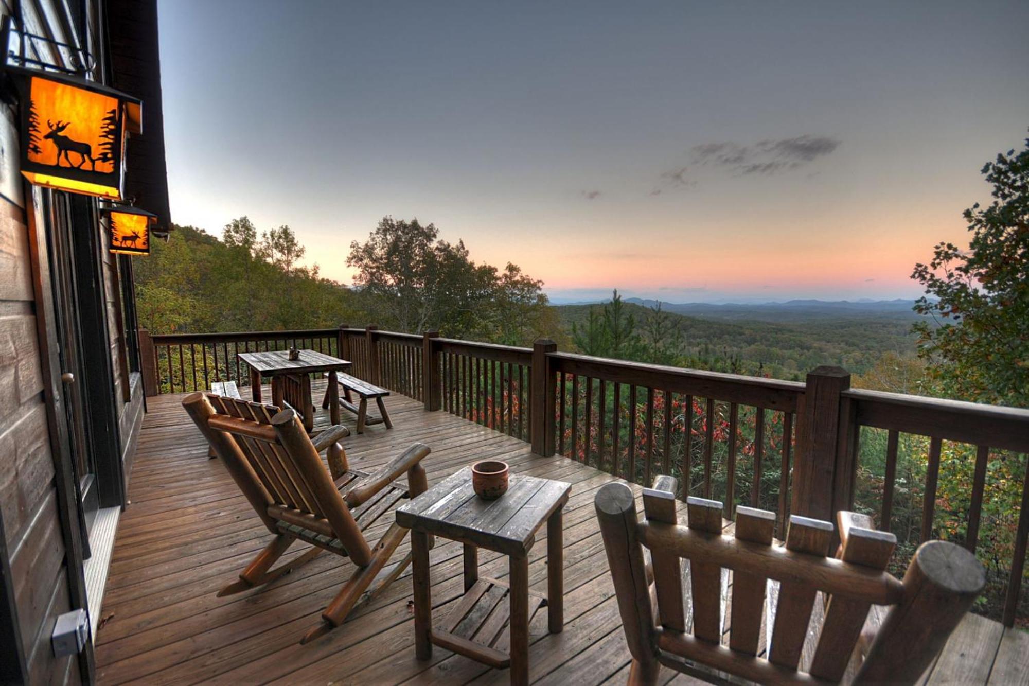 The View Sweeping Mountain Views Gas Fireplace Game Room Hot Tub 블루리지 외부 사진