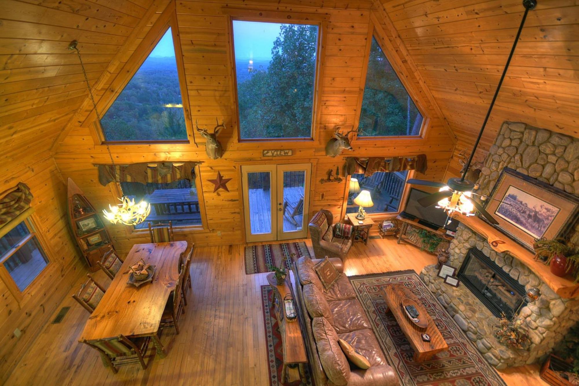 The View Sweeping Mountain Views Gas Fireplace Game Room Hot Tub 블루리지 외부 사진